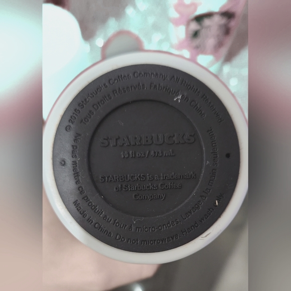 Starbucks 2016 Tumbler Holly Berry Christmas Travel Mug 16oz Stainless Steel, - Picture 5 of 6